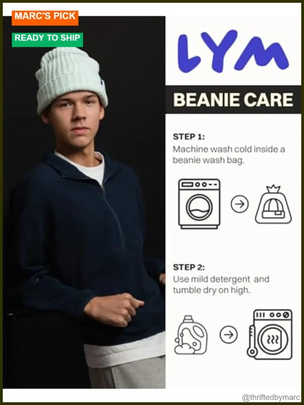 Soft Cotton Knit Beanie Hat, Breathable Lightweight Unisex Beanie